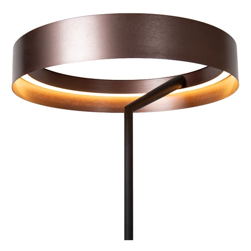 Lucide LEONARD - Vloerlamp - Ø 40 cm - LED - CCT - 1x24W 2200K/3000K - Koffie - Vibes - detail 1